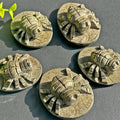 Wholesale Natural Crystal Crafts Animals Healing Stones Carving Mineral Gemstone Pyrite Spider Carvings for Decoration