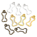 Alloy Bone Charms Metal Pendants for Jewelry Making Necklace Pet Jewelry Findings Handmade Crafts 25*11mm D907