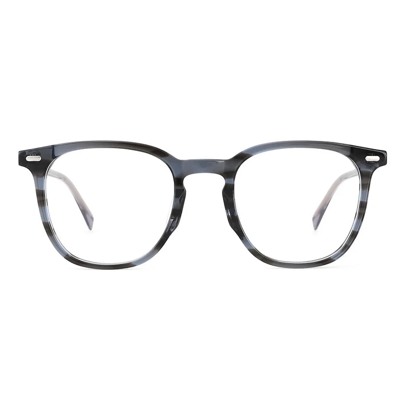 Vintage Acetate Women Optical Glasses Computer Blue Light Blocking Eyeglasses Frame for Men