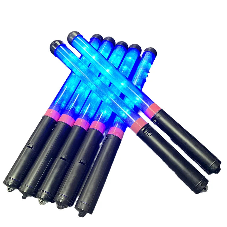 Wholesale Customized Logo 26Cm Acrylic Led Glowing Led Magic Wands Sticks Concert Bar Flashing Wand Electronic Led Selfie Stick MegaBDM