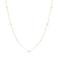 Fashion Jewelry Necklace 925 Sterling Silver Zircon Charm Necklace Round Pearl Gold Plated Necklace Women
