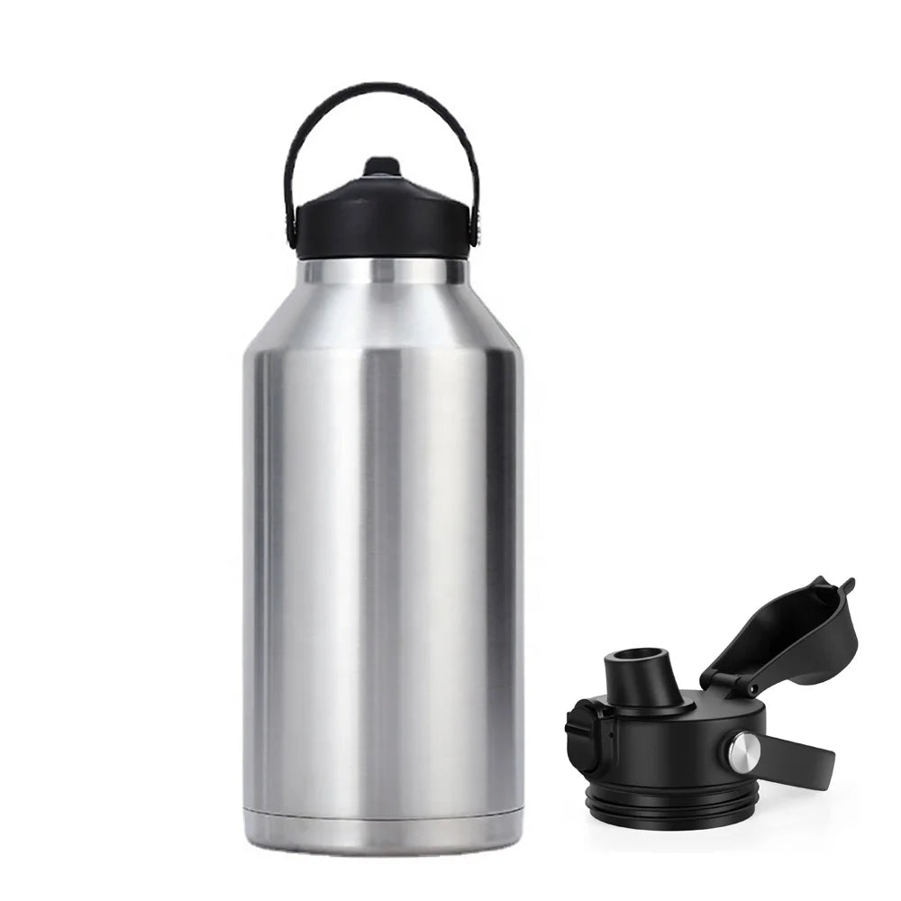 Custom Logo 20oz 30oz Square Leak-Proof Vacuum Double Wall Insulated Cooler Water Bottle Travel Tumbler with for