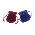 Eco Friendly Flannelette Bags Small Velvet Small Drawstring Bag Jewelry Pouch Packaging