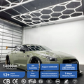 Gonengo DIY Workshop Car Detailing Garage Lamp ZT1028  Hexagonal LED Lights High-end Car Showroom Lamp