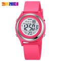 SKMEI Fashion Sports Digital Watch for Women Girls Boys Chronograph Alarm Electronic Watches 50M Waterproof Luminous Wristwatch