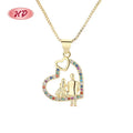 New Technology Diamond Pendant Technology Good Price Fine Fashion 18K Gold Plated Necklaces for Women