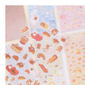 Nekoni Original Design Lovely Animals Sweet Desserts Washi Stickers Original Aesthetic Adhesive Decals for Paper Decal