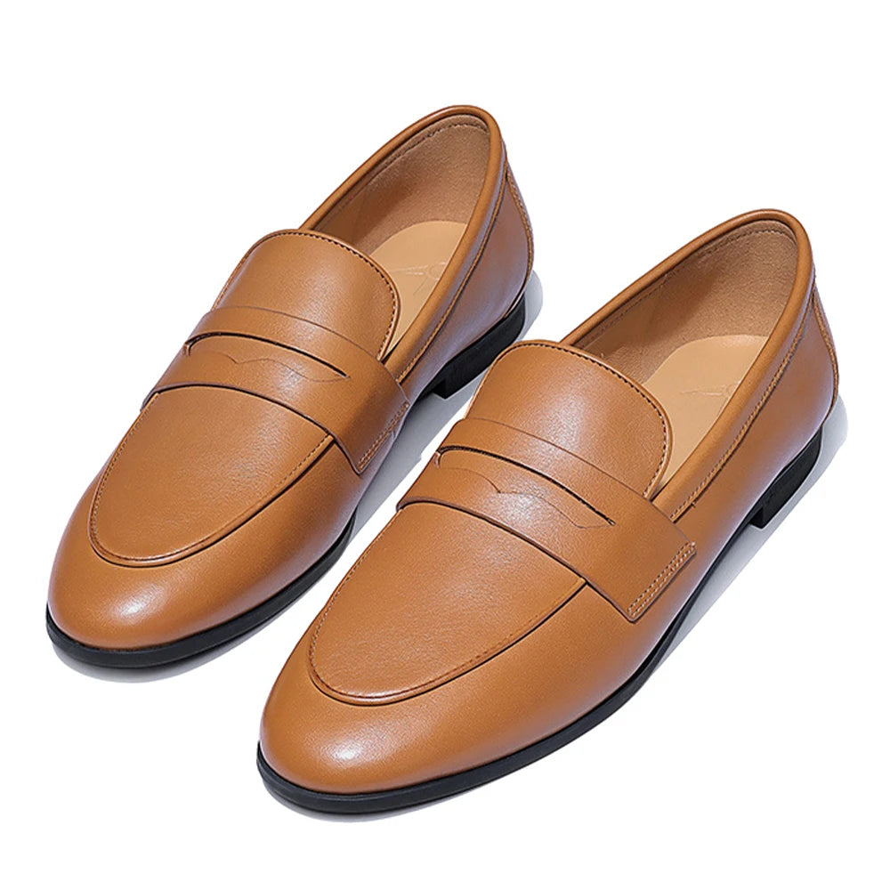 New Women's Genuine Leather Loafers Top Grade Sheepskin Lining Comfortable Leather Vamp Flats