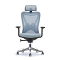 2023 Modern Design High Back Blue Fabric Office Chair With Headrest for Commercial Used Sillas De Oficina