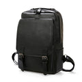 Oem Retro Plain Multifunction Smell Proof Fashion Black Small Boys Backpack Leather