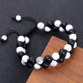 Lava Howlite Beaded Natural Stone Two Layers Lifetree Bracelet ST196
