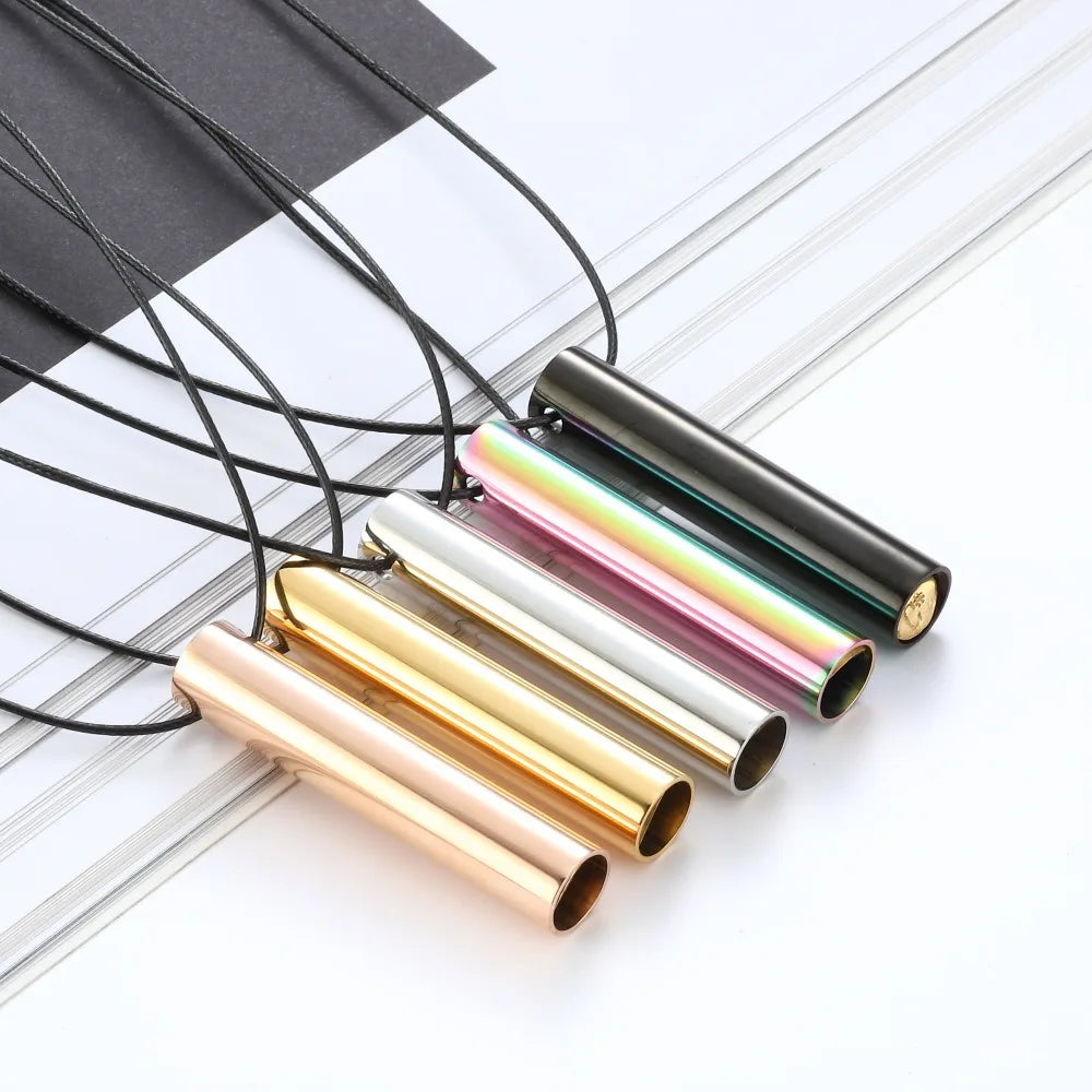 Fashion Choker Necklace for Men Engraved Tarnish Free Gold Plated 18K Wholesale Anxiety Relief Products Straw Tuning Necklace