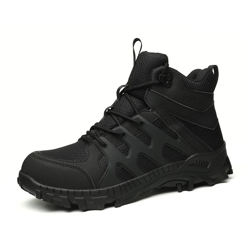 D910 Anti Smashing Anti Puncture Safety Shoes Steel Toe Work Shoes Outdoor Construction Site Shoe Safety