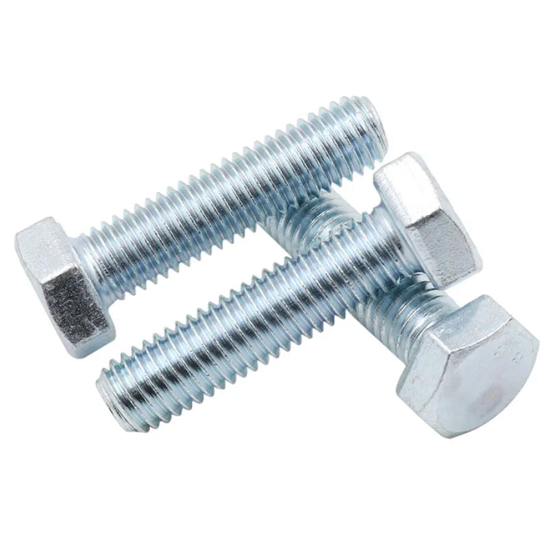 45mm 50mm Steel Galvanized Hex Bolt M4 GB5783 Blue Zinc Plated Carbon Steel Hex Head Bolt