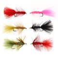 Trout Flies Wooly Bugger Lure Assortment Fly Fishing Streamer Flies OEM Hand Tied Artificial Fishing Baits Tackles Insect Lures