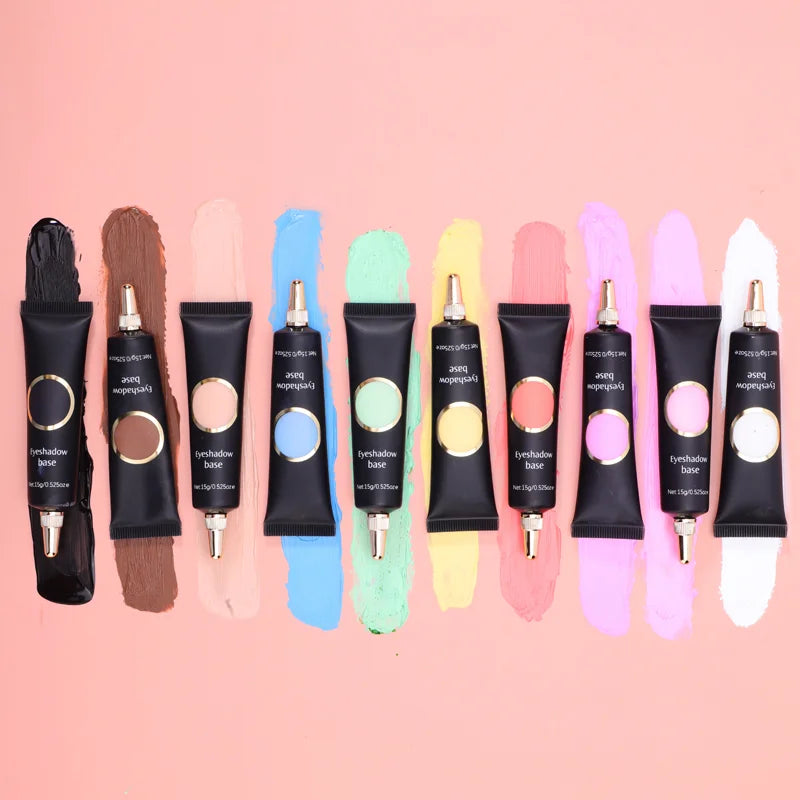 Cosmetics Custom Makeup OEM Cream Eye Shadow Primer Vegan Liquid Colored Matte Private Label Eyeshadow Base Primer Maquillage