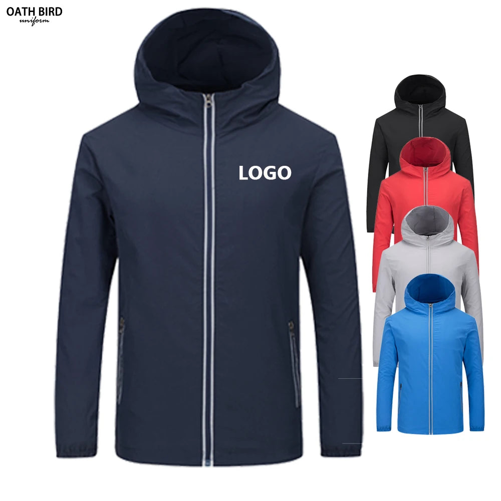 Custom Company Logo Eco-Friendly Windproof Hiking Coat Hooded Outdoor Waterproof Softshell Men Winter Jacket Uniform