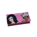 Transparent PVC Lash Tray Rectangle Lash Box Luxury Acrylic Shining Eyelash Matt Lamination Embossing Face Cream Loose Powder