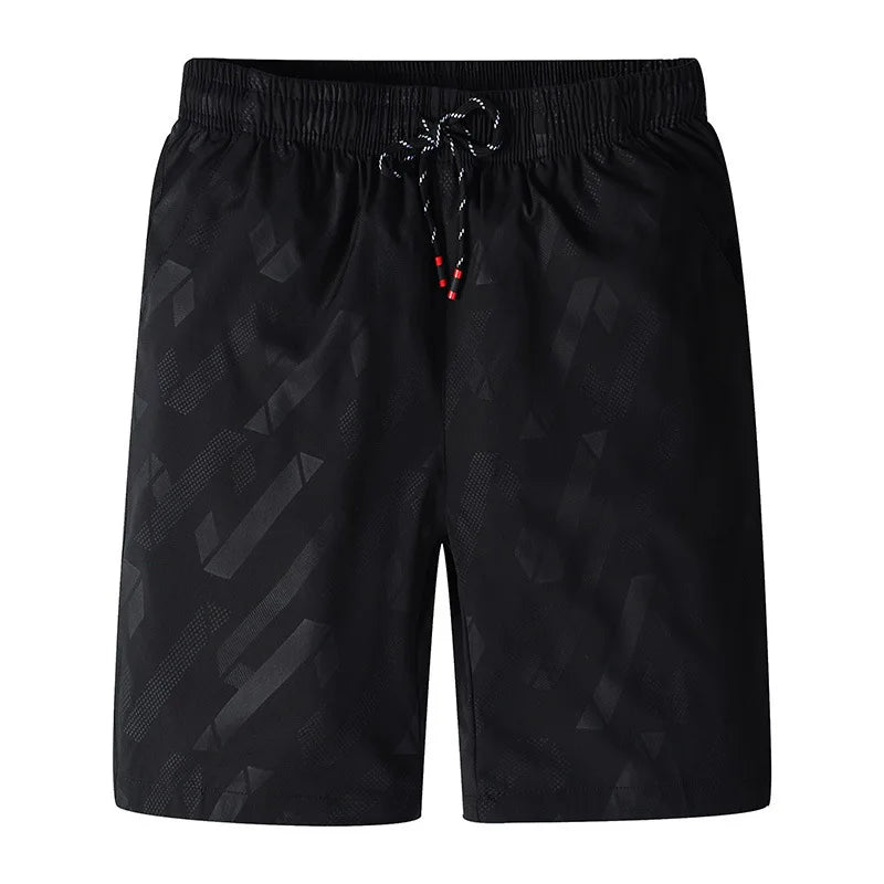 Men Custom Logo Plus Size Sweat Running Geo Print Sports Casual Shorts Basketball Swimwear Shorts