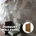 MUMU 3D High Durability New Decorative Environmental Poland Slats Storage Cabinet Wooden Wall Panels