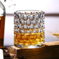 Wholesale Luxury Retro Embossed Crystal Water Glass 300ml Household Beer Glass Bar Special Scotch Whiskey Glass