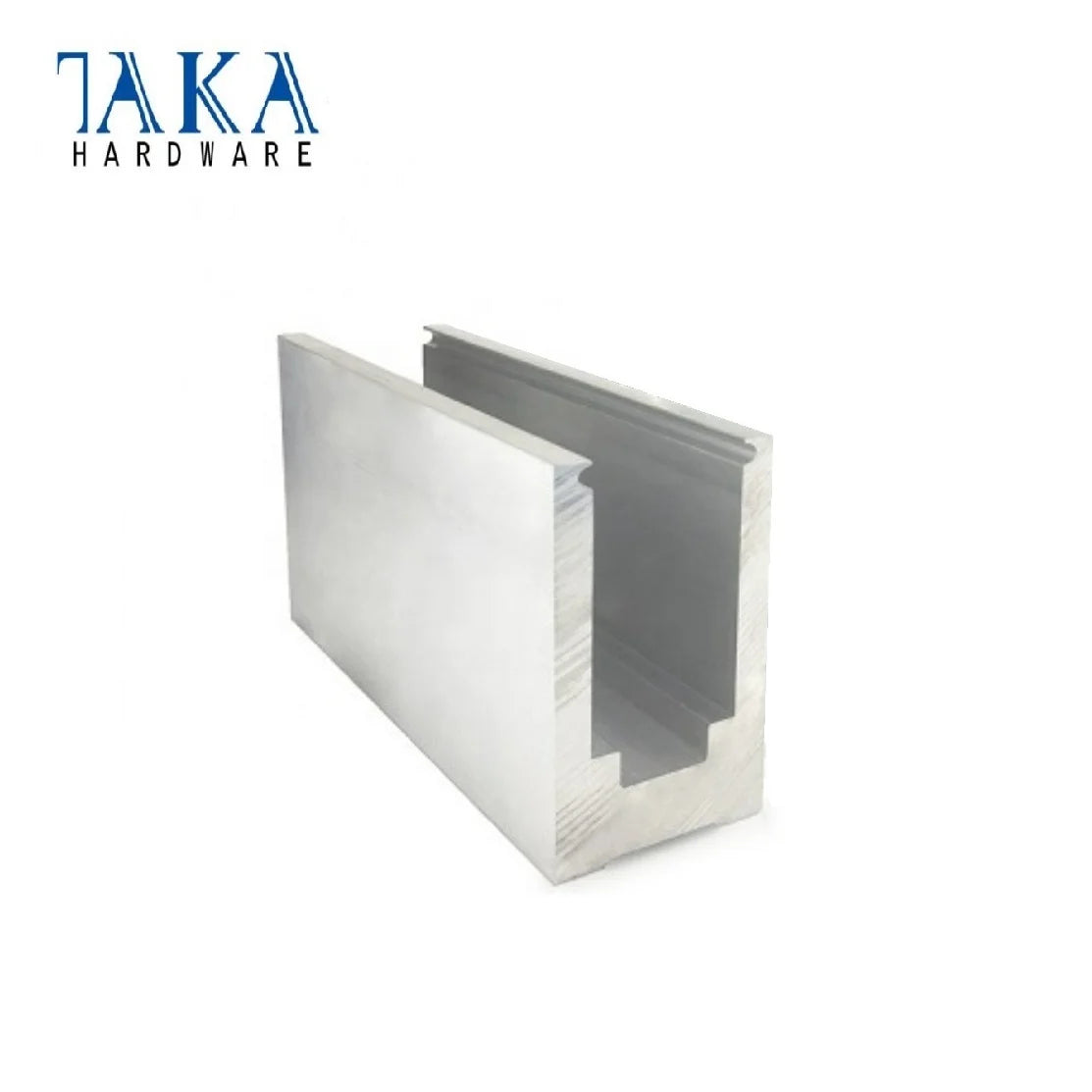 Manufacture Aluminum U Base Frameless Glass Railing U Shape Profile Fixed Handrail