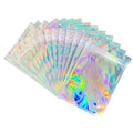 Ziplock Bags Resealable Holographic Laser Bags Zip Lock Pouch Mylar Packaging Bags for Small Business