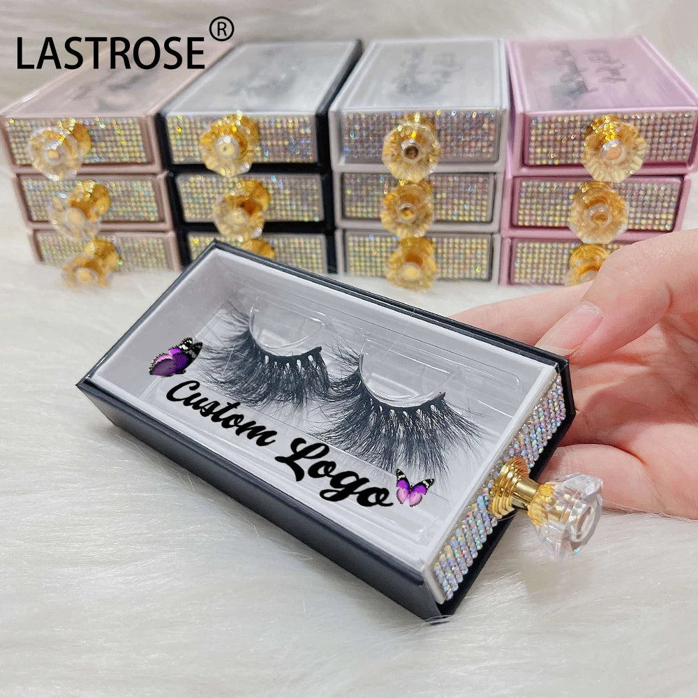 New Design Mink Lash Packaging Boxes Vendor Wholesale Faux Mink Eyelashes Private Label Packaging Bags Suppliers