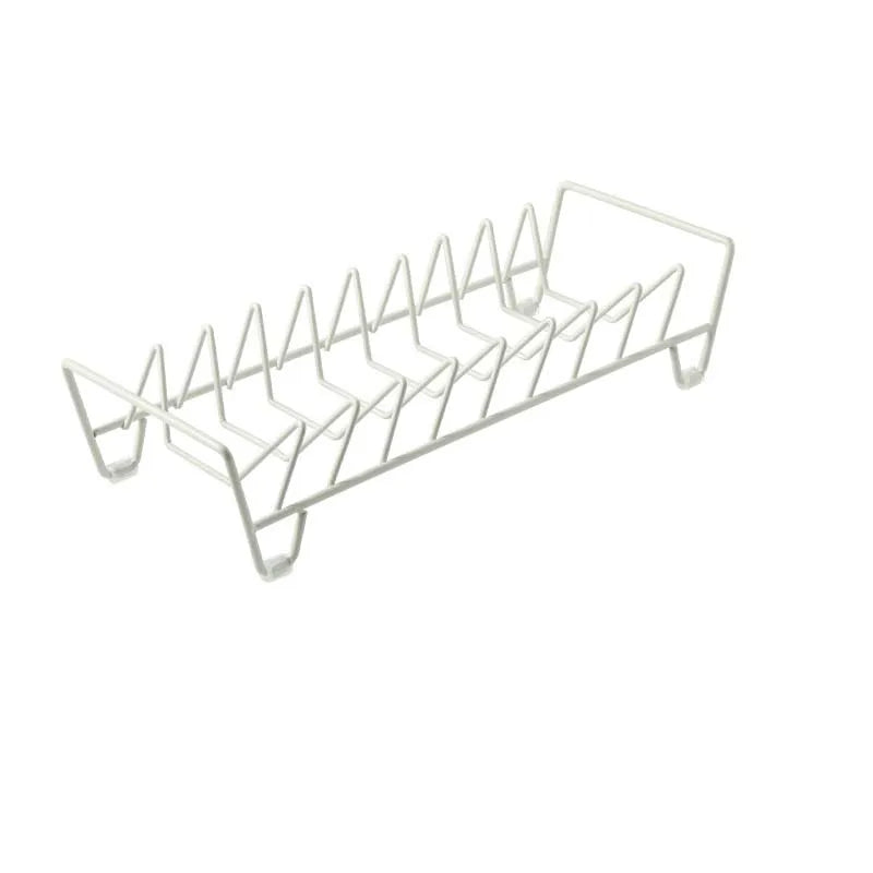 Dish Drying Rack Home Kitchen Standing Metal Storage Holder Kitchen Sink Dish Rack