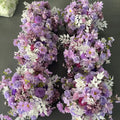 GJ-FC904 Wholesale 60 cm 70 cm Purple Flower Balls Artificial Flower Ball Centerpieces for Wedding Table Decoration