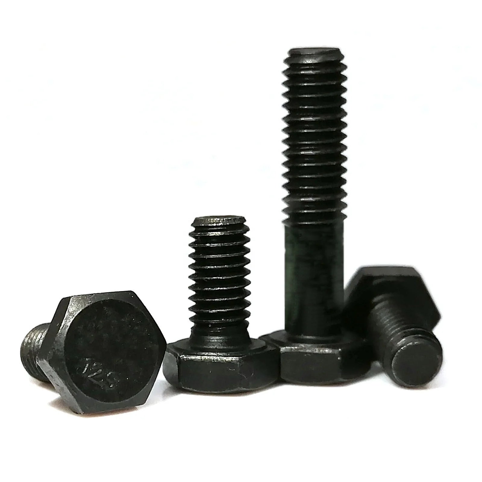 M6 M8 M10 M12 M14 M16 Black Grade 12.9 Alloy Steel Outside External Hex Hexagon Head Cap Screw Bolt Length =12-100mm