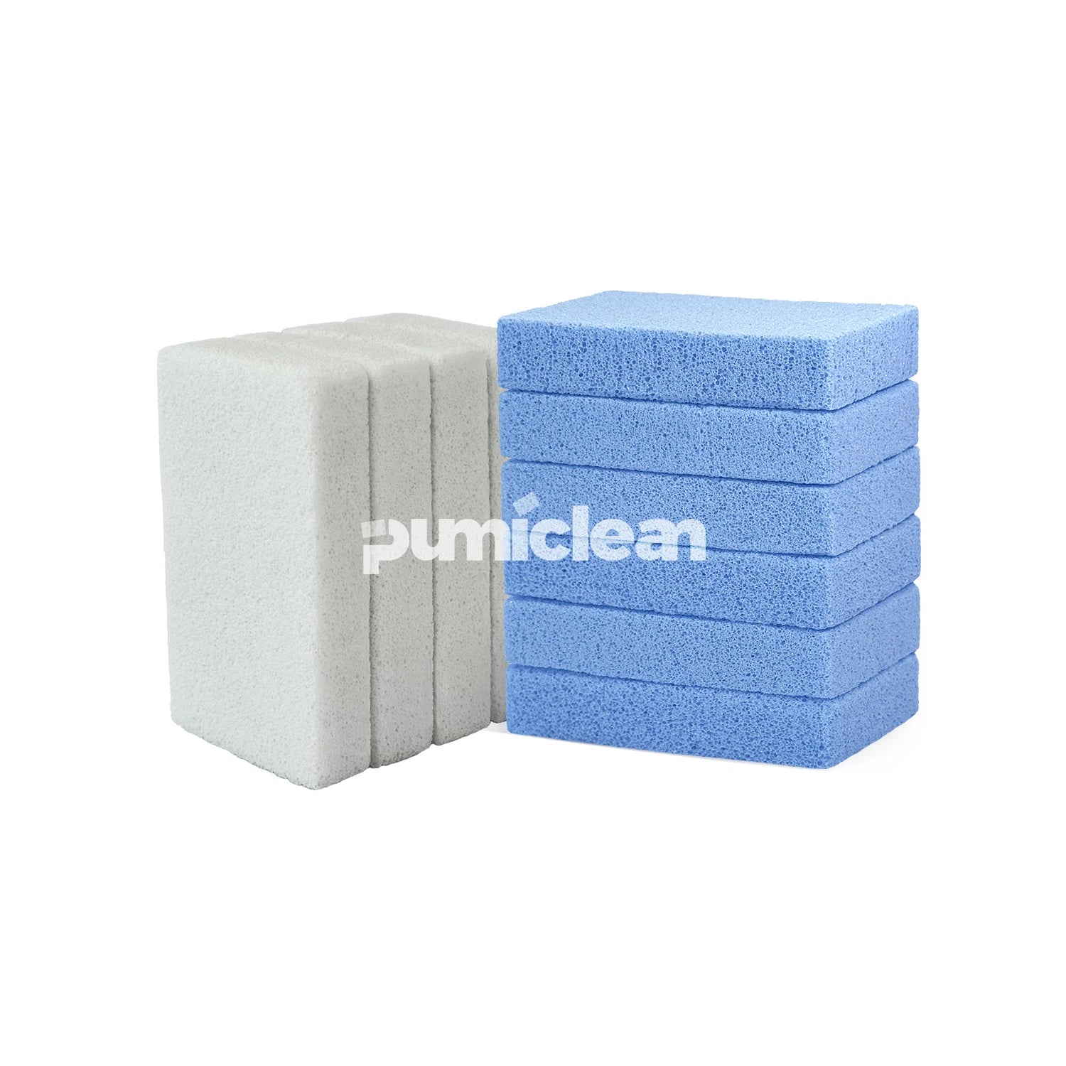 China Easy Handling Blue/ White/ Grey Color Wholesale Small Foam Glass Pumice for Foot Artificial Pumice Stone
