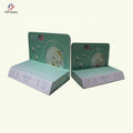 Recycled Material CMYK Logo Printing Paper Retail Display Boxes POP Countertop Cardboard Corrugated Tabletop Desk Display Food