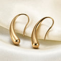2024 Droplet Hook Earring Water Drop Dangle Earring Wedding Bar Waterproof Ear Threader Minimalist Jewelry Earrings for Women