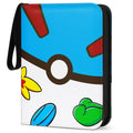 PU Leather Go Plus Collection Trading Game Box case Poke Mon Coloring Card Folder Holder Album Organizer Book with Sleeves