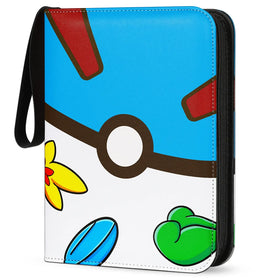 PU Leather Go Plus Collection Trading Game Box case Poke Mon Coloring Card Folder Holder Album Organizer Book with Sleeves