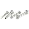 Wholesale Custom G23 Titanium Ball Double Headed Internal Thread Straight Barbell Ear Bone Tongue Nail Puncture