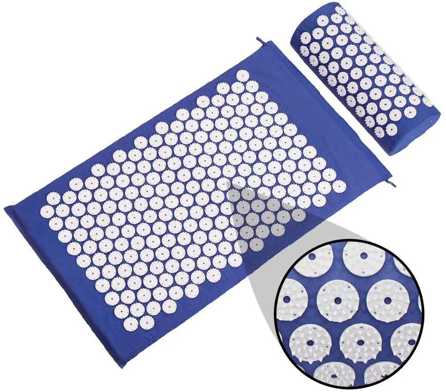 Oem Eco Friendly Waterproof Modern Yoga & Massage Acupressure Mat Organic Shakti Acupuncture Foot Pillow Set Body Healthcare
