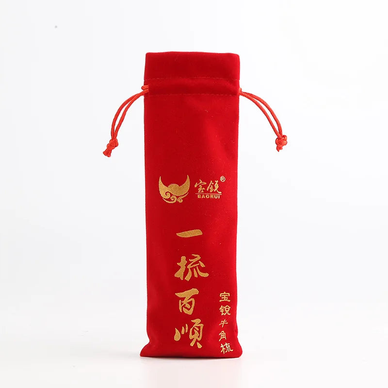 Red Color with Gold logo Custom Velvet Pouch Faux Suede Envelope Pouch Suede Bow Pouch Without logo