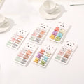 MIO Korean Stylish 6pcs/set Top Sale Hair Claw Clip Elegant Bright Candy Colors Mini Matte Hair Claw Clips Small Hairpin
