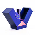 Custom Design Printed Embossed Matt Laminated Luxury Red Cardboard Eco-friendly Oil Perfume Gift Box with EVA Insert
