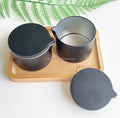 Portable DIY Soy Wax Message Oil Storage Container Metal Empty Small Candle Tin with Spout