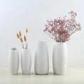 Manufacturers Wholesale Nordic Home Dry Flower Arrangement Vase Decoration Minimalist White Ceramic Vase