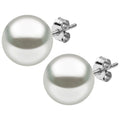 Factory Wholesale Women's Fashion Ear Jewelry Pearl Stud Silver Plated Earrings