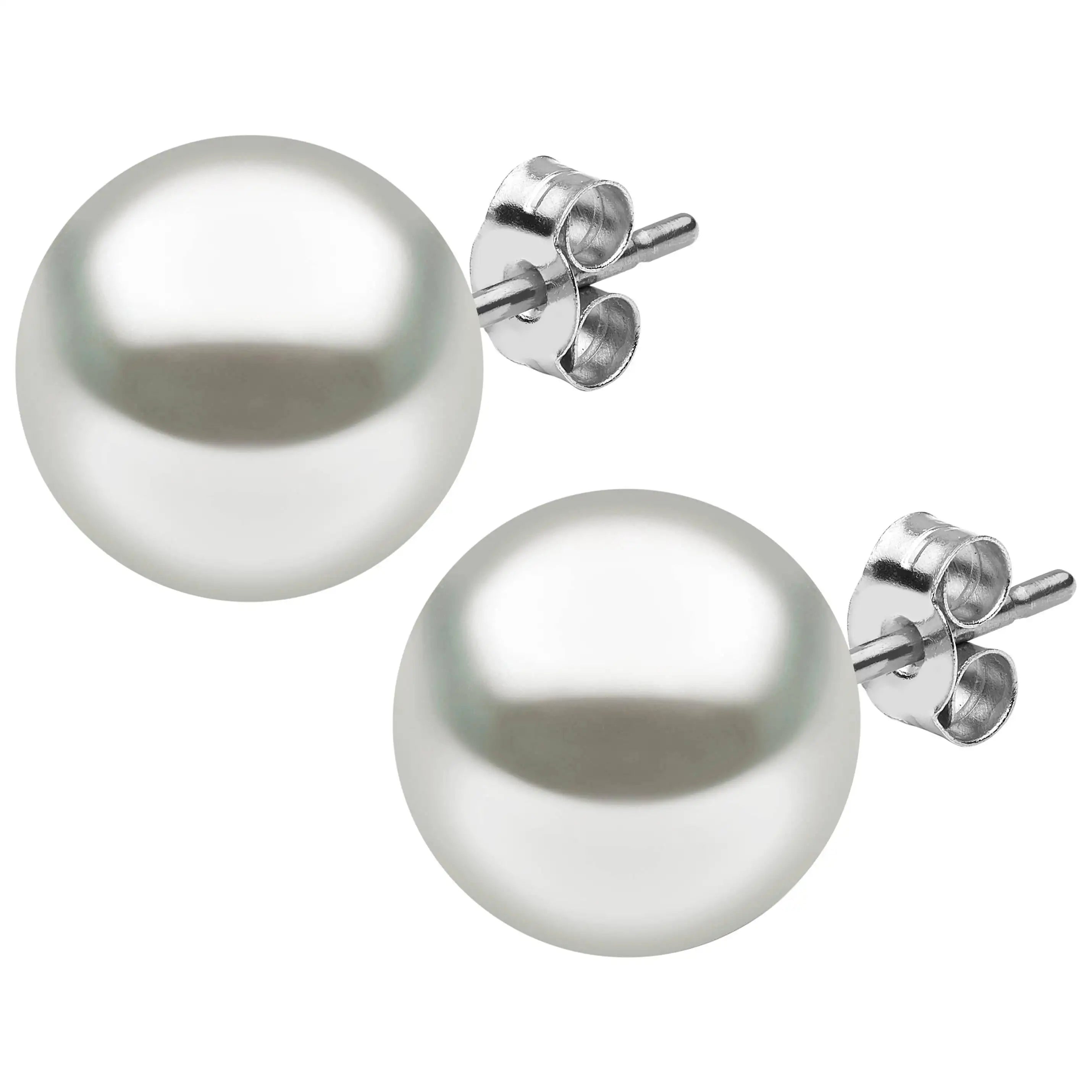 Factory Wholesale Women's Fashion Ear Jewelry Pearl Stud Silver Plated Earrings