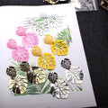 New Arrival Summer Statement Earrings Fashion Hawaiian Hollow Leaf Earrings for Women Wholesale