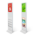 VISIGN Factory Cheap Price Indoor 21.5 Inch Stand Type Magazine Totem Advertising Totem Display Signages Magazine Kiosks