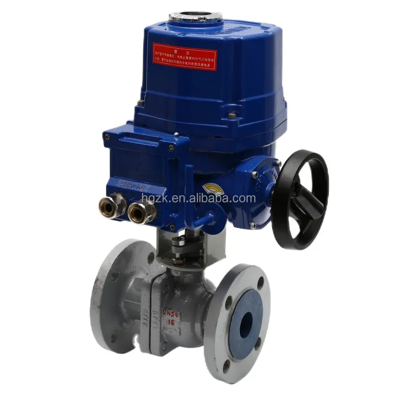 Explosion-proof Electric Flange Ball Valve WCB Stainless Steel 2 Pieces Explosion-proof Motorized Ball Valve