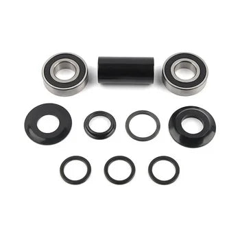 BMX BIKE MID BB Bottom Bracket Steel Cone Tube Plastic Cone Spacer 19mm*73mm 41.28mm*19*11mm*2pcs