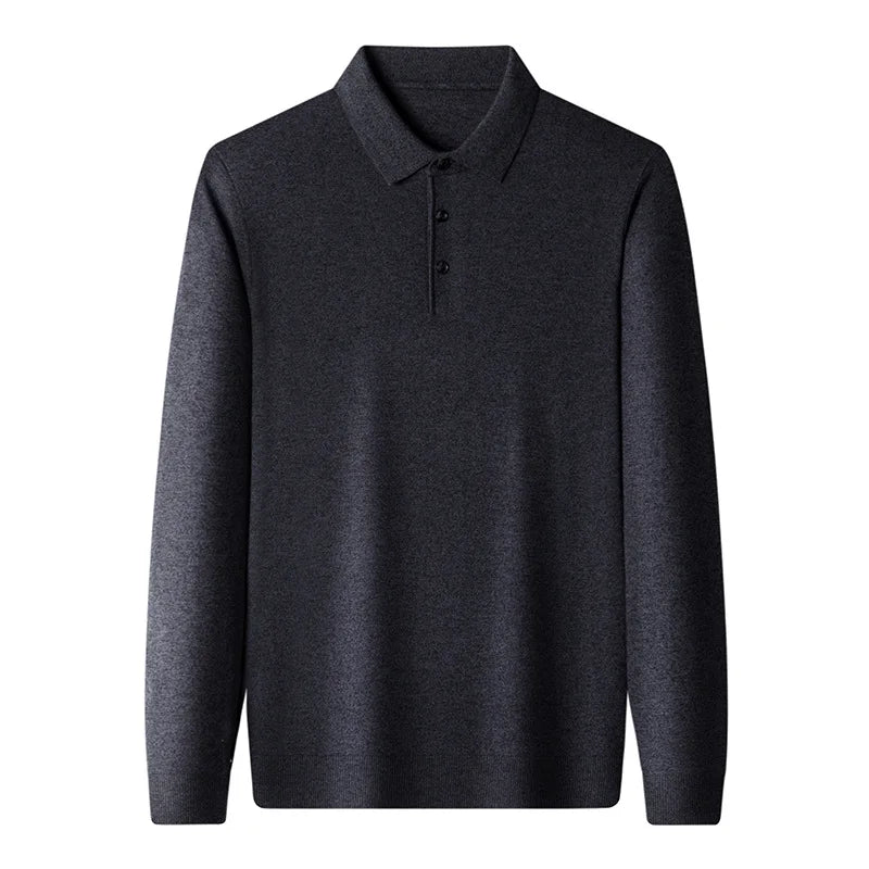 OEM Turtleneck Cashmere Jacquard Anti-Wrinkle Breathable Pullover for Men Custom Designer Fleece Wool Knitted for Spring